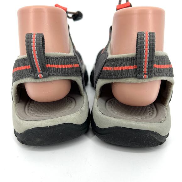 Keen Womens Newport H2 Closed Toe Waterproof Adjustable Sandals Gray Orange Sz 8 - Picture 4 of 8